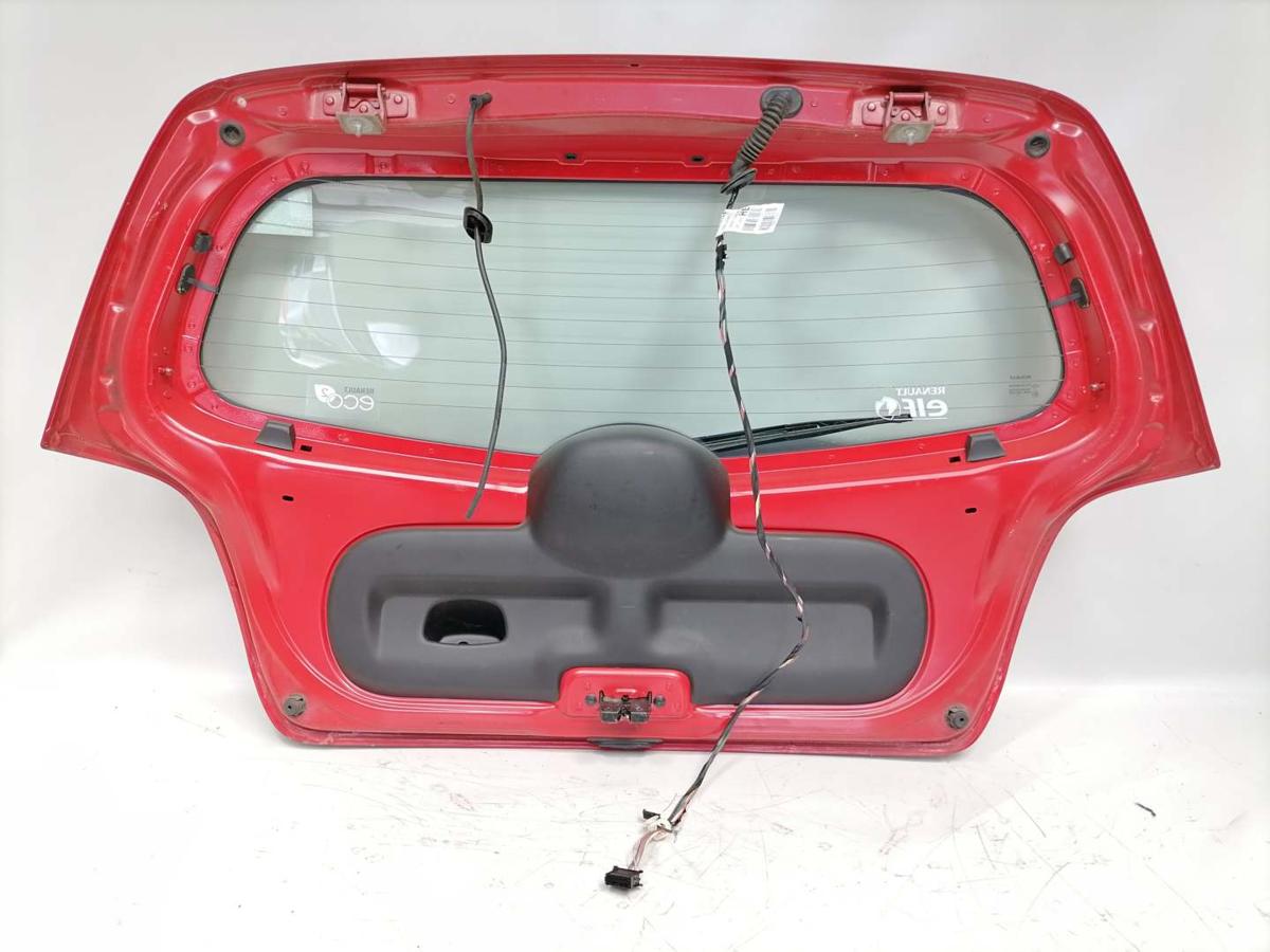 Renault Twingo 2 original Heckklappe mit Heckscheibe OV727 Rot Bj.2010